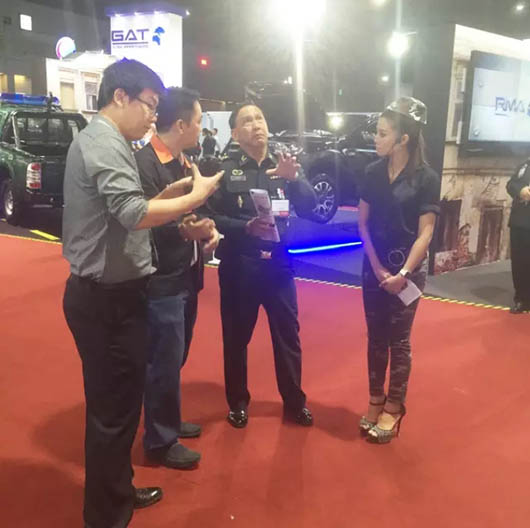 泰國軍屆參觀移動(dòng)指揮產(chǎn)品